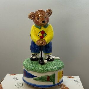 🧸 Schmid Gallery 2 Collectible – Teddy Bear Golfer (1995)